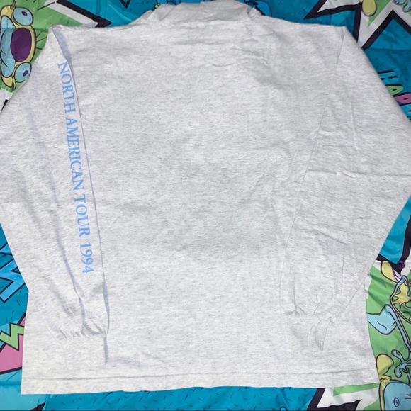 VTG ‘94 Pink Floyd Division Bell Hoodie l/s shirt - Picture 6 of 8